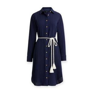 J. Crew Classic-fit soft gauze shirt-dress